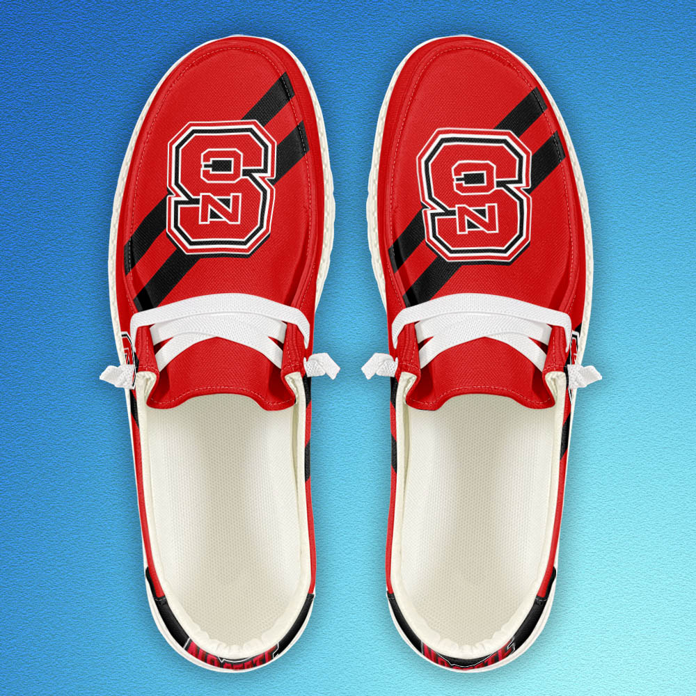 NC State Wolfpack personalisierte H-D-Sportschuhe – individuelles Namensdesign