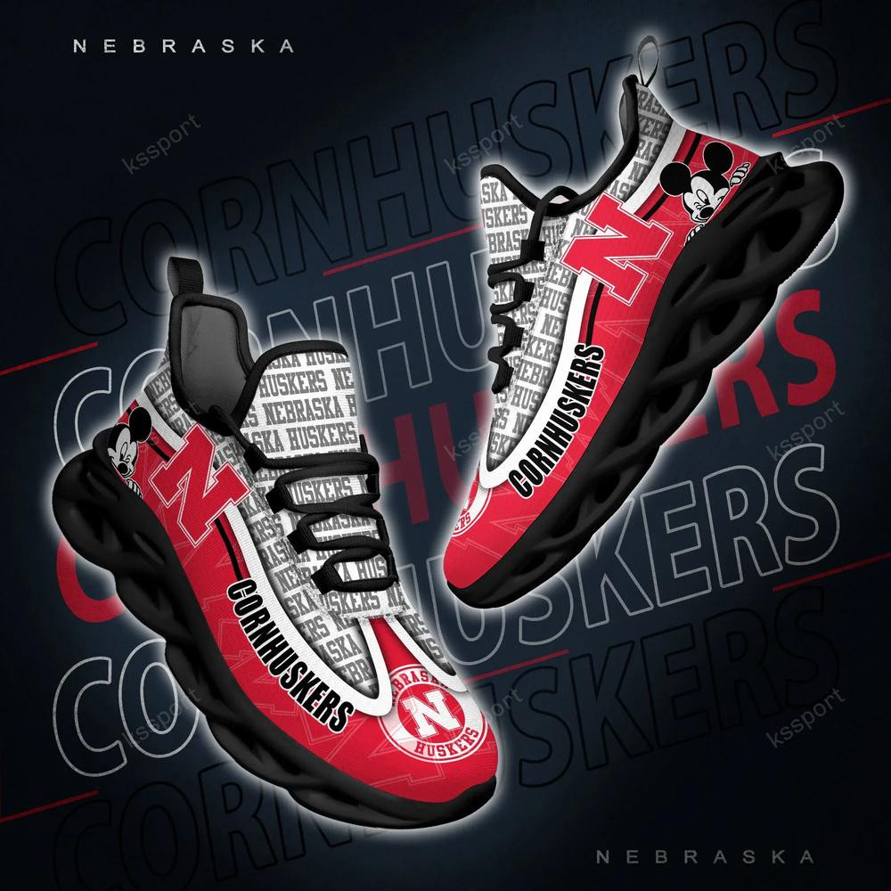 Nebraska Cornhuskers Max Soul Clunky Sneakers