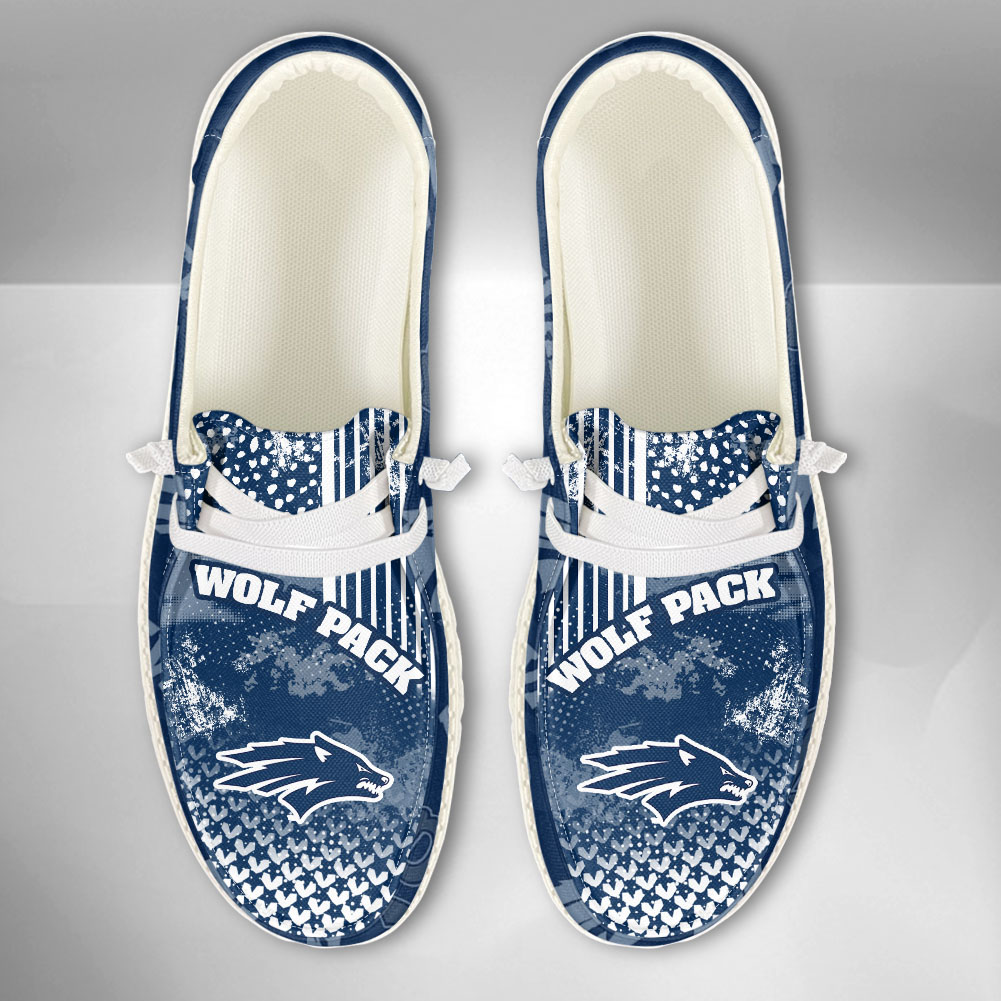 Nevada Wolf Pack personalisierte H-D Sportschuhe – individuelles Namensdesign