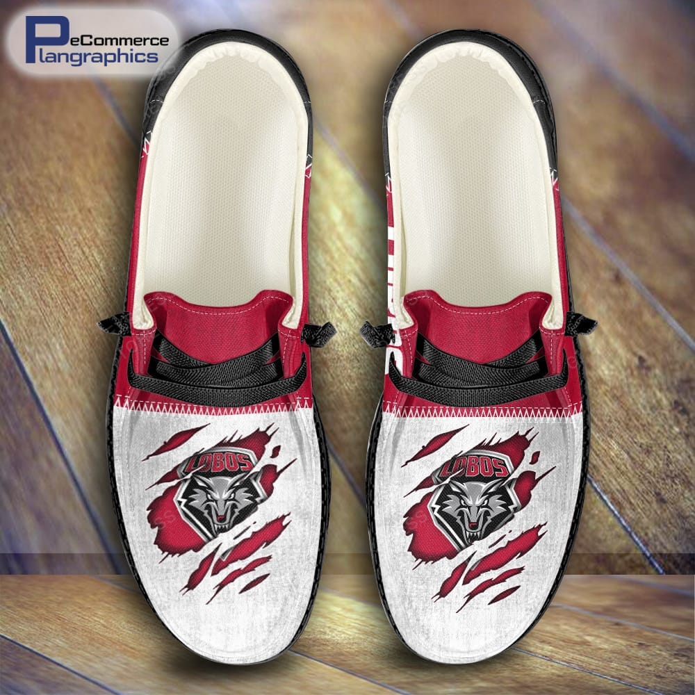 New Mexico Lobos Custom Name H-D Schuhe