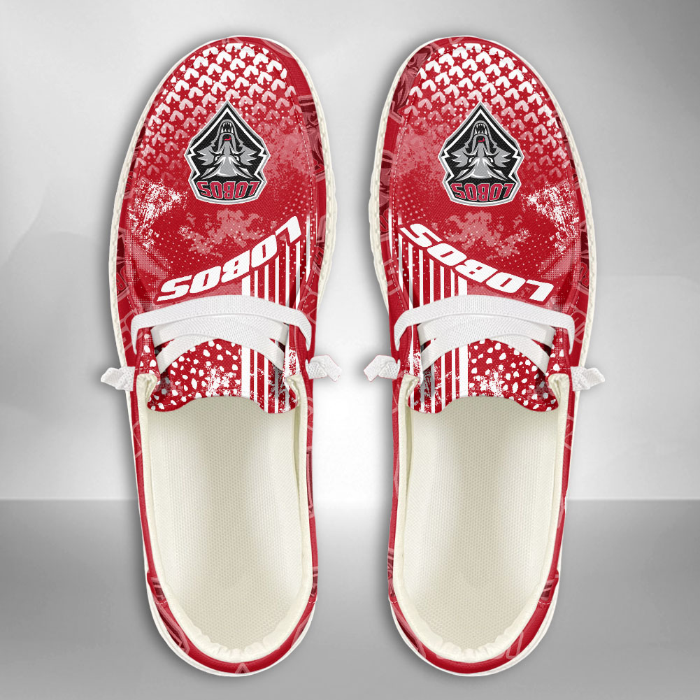 New Mexico Lobos personalisierte H-D-Sportschuhe – individuelles Namensdesign