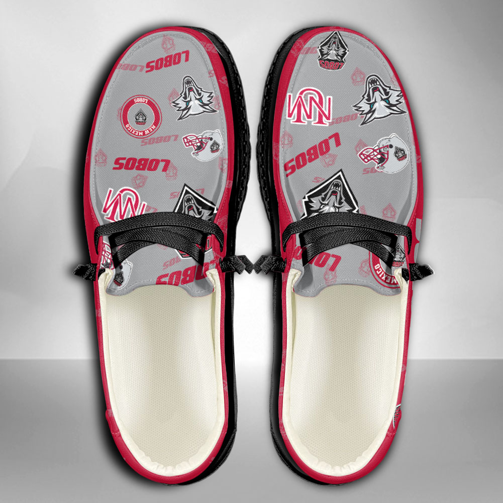 New Mexico Lobos personalisierte H-D-Sportschuhe – individuelles Namensdesign