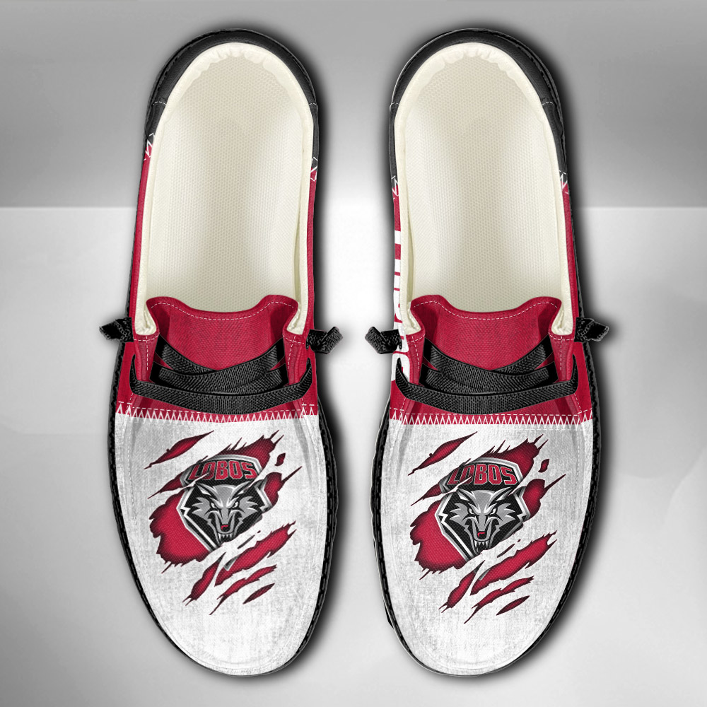 New Mexico Lobos personalisierte H-D-Sportschuhe – individuelles Namensdesign