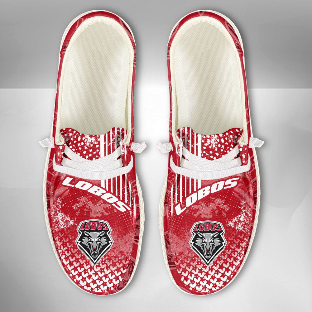 New Mexico Lobos personalisierte H-D-Sportschuhe – individuelles Namensdesign