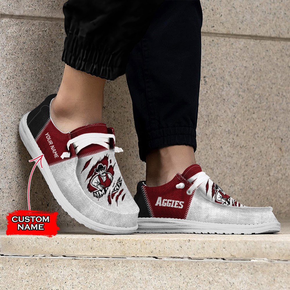 New Mexico State Aggies H-D Shoes Wally Herren-Schnürhalbschuhe für Damen und Herren