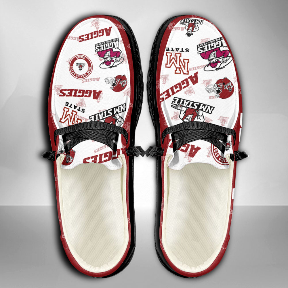 New Mexico State Aggies personalisierte H-D-Sportschuhe – individuelles Namensdesign