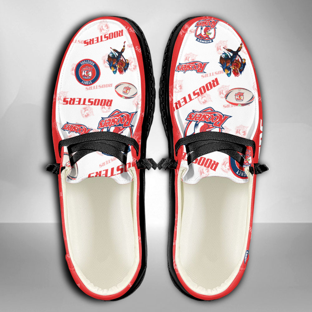 NRL Sydney Roosters personalisierte H-D-Sportschuhe – individuelles Namensdesign