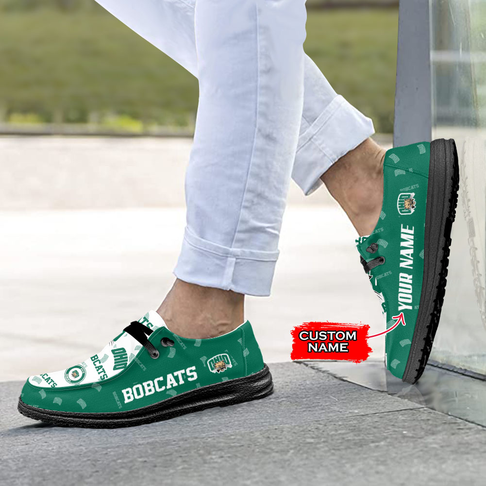 Ohio Bobcats H-D Shoes Wally Herren-Schnürhalbschuhe für Damen und Herren