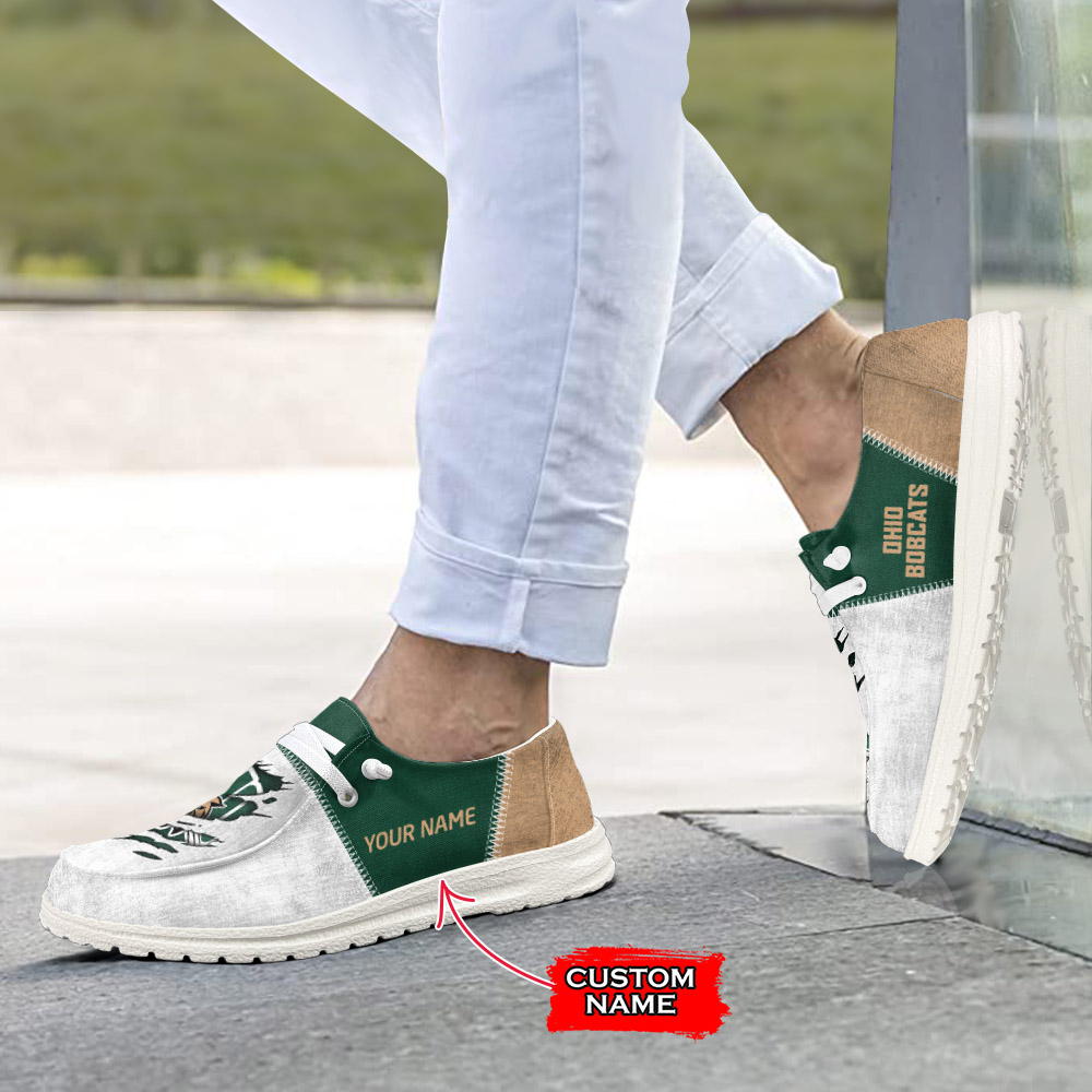 Ohio Bobcats H-D Shoes Wally Herren-Schnürhalbschuhe für Damen und Herren
