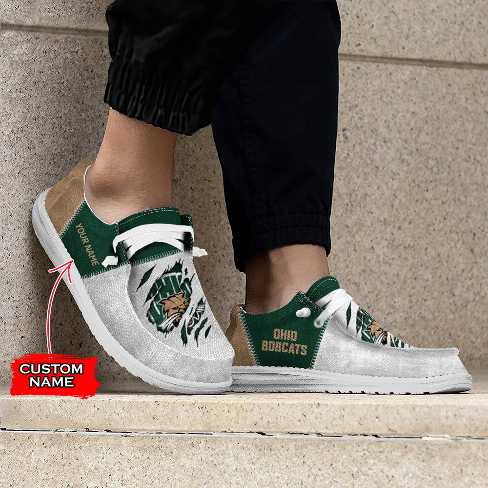 Ohio Bobcats H-D Shoes Wally Herren-Schnürhalbschuhe für Damen und Herren