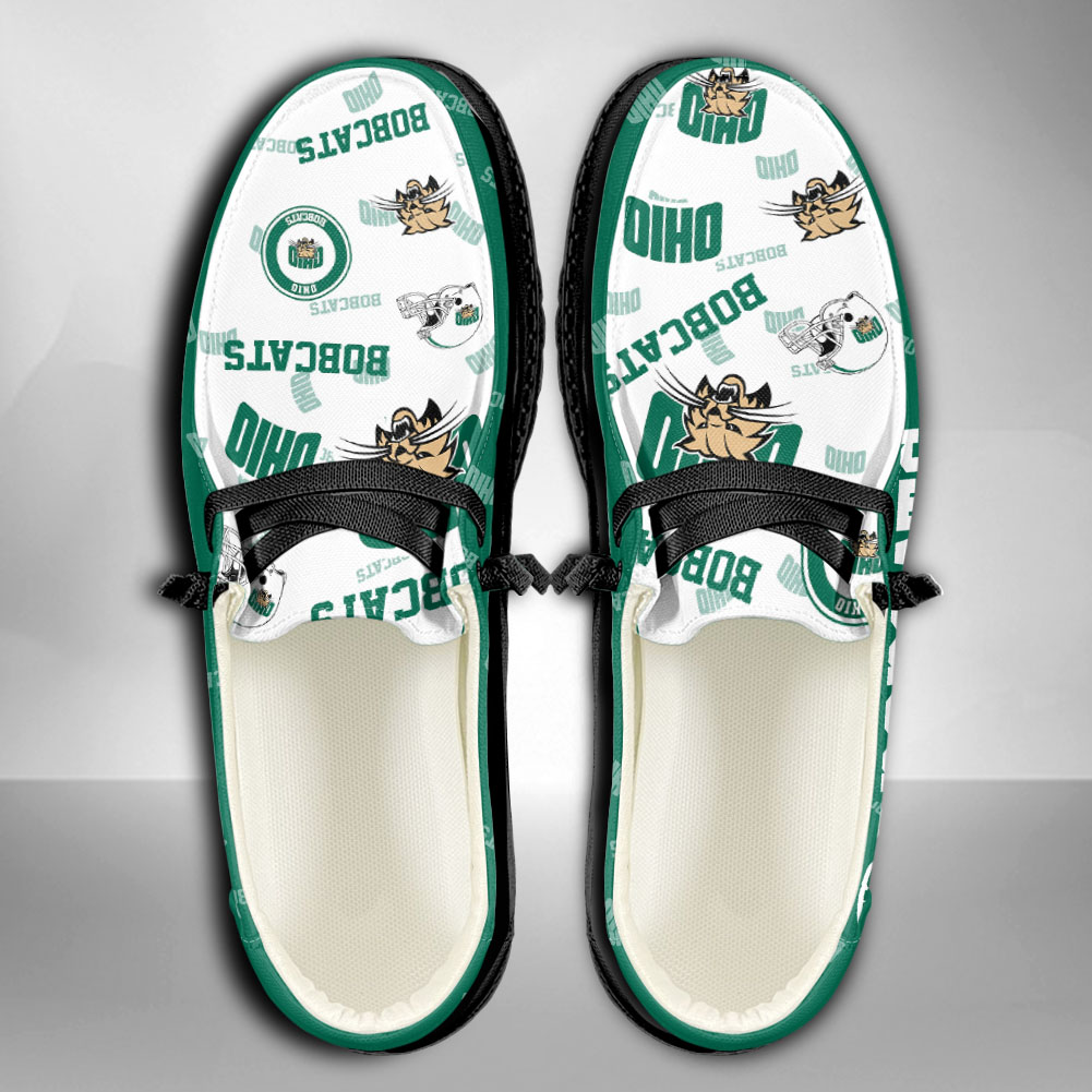 Ohio Bobcats personalisierte H-D-Sportschuhe – individuelles Namensdesign
