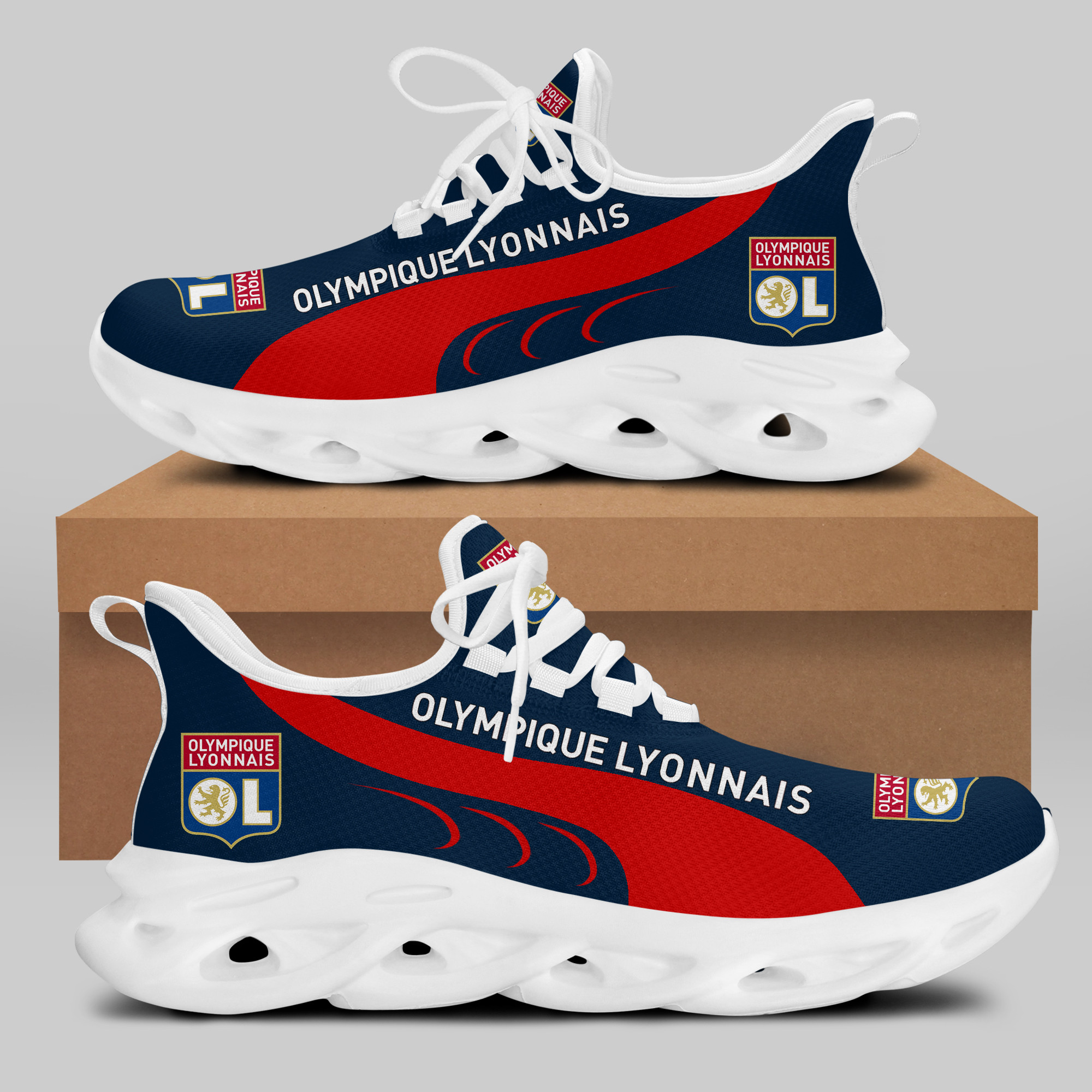 Olympique Lyonnais Sneakers Laufschuhe Ver 1