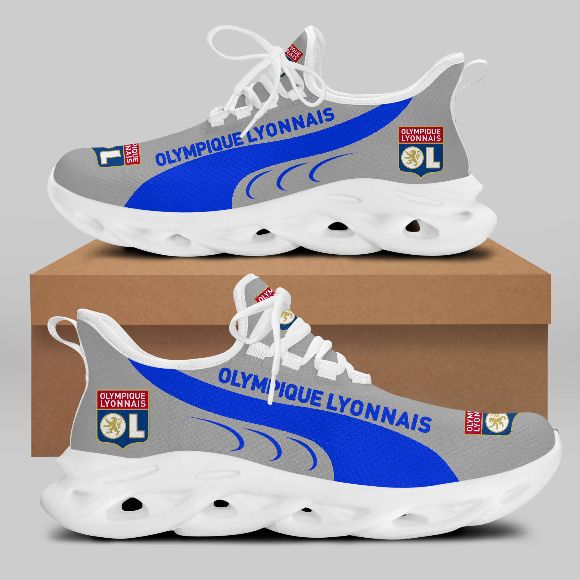 Olympique Lyonnais Sneakers Laufschuhe Ver 4