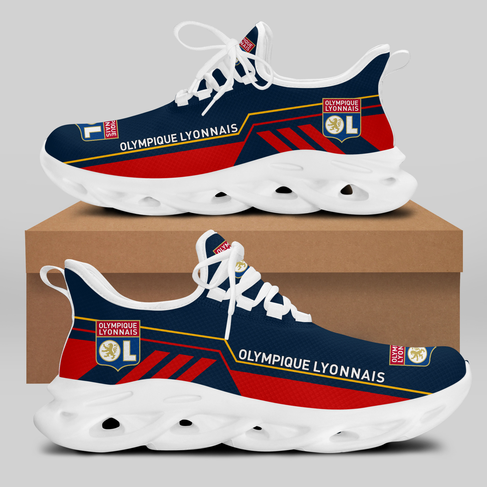 Olympique Lyonnais Sneakers Laufschuhe Ver 5