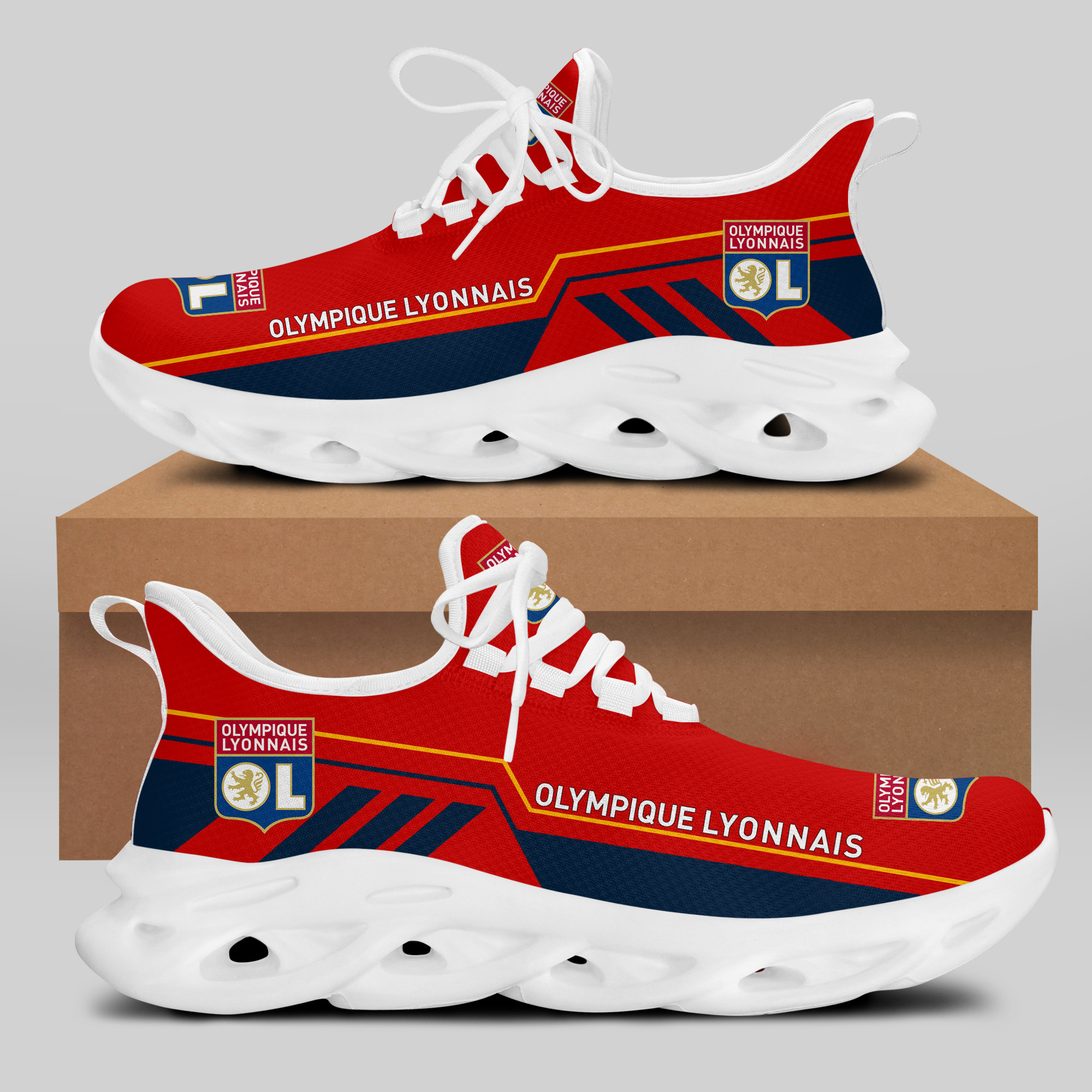 Olympique Lyonnais Sneakers Laufschuhe Ver 6