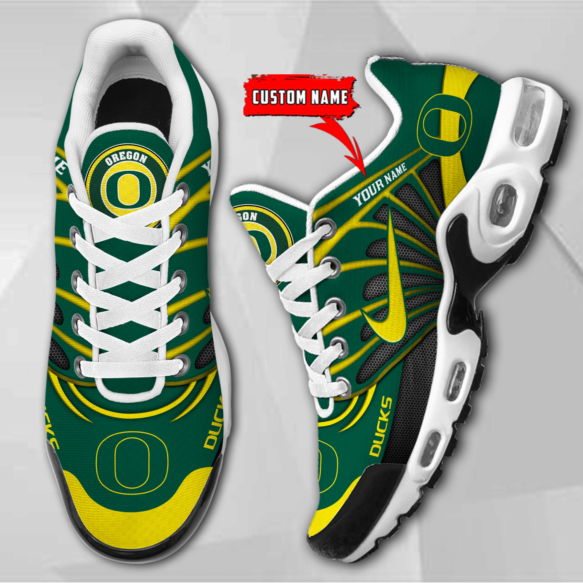 Oregon Ducks TN Schuhe Turnschuhe für Männer und Frauen