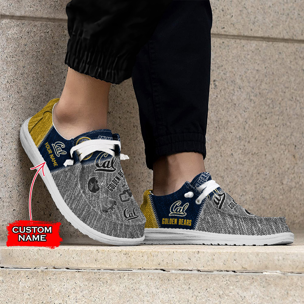 Personalisierte H-D-Sportschuhe der California Golden Bears – individuelles Namensdesign
