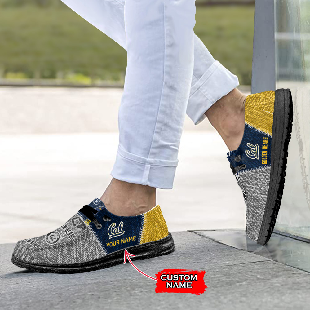 Personalisierte H-D-Sportschuhe der California Golden Bears – individuelles Namensdesign