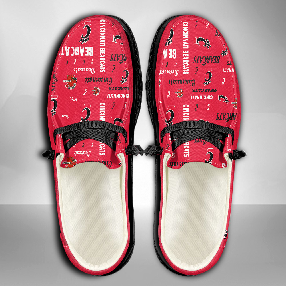 Personalisierte H-D-Sportschuhe der Cincinnati Bearcats – individuelles Namensdesign
