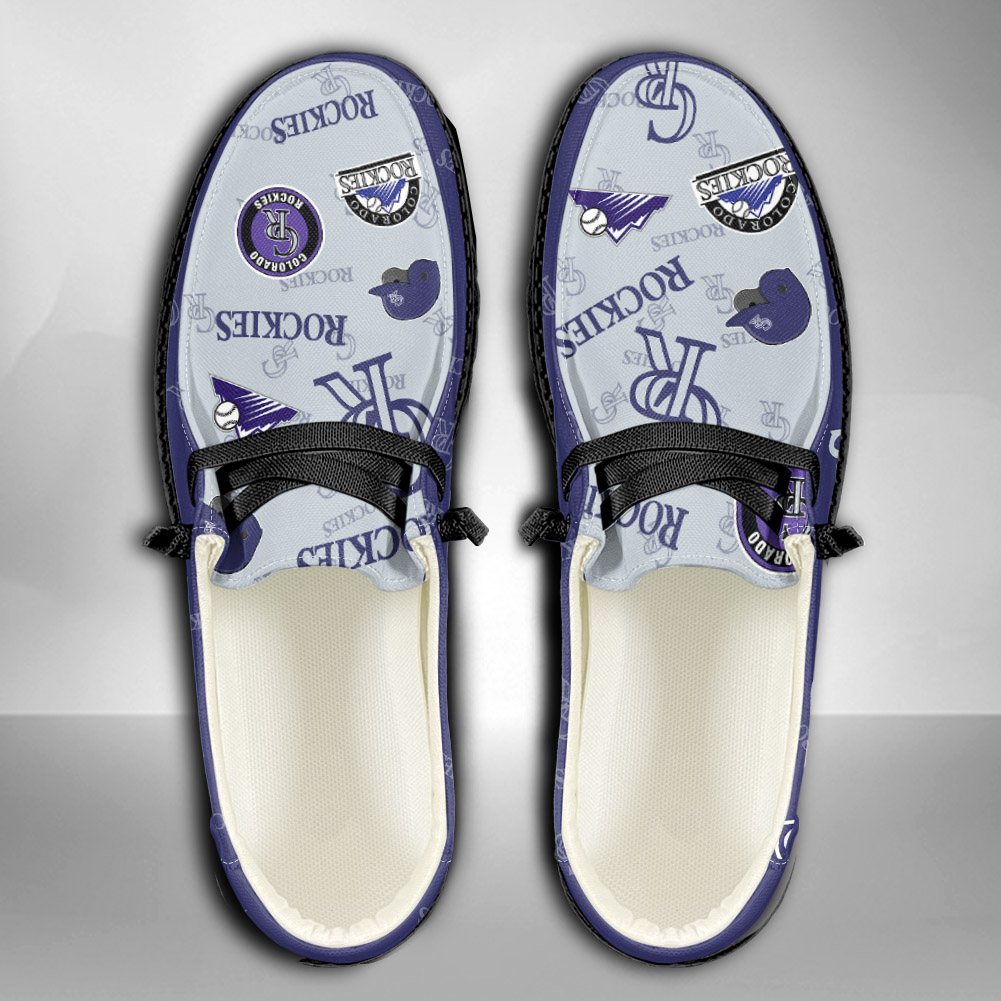 Personalisierte H-D-Sportschuhe der Colorado Rockies – individuelles Namensdesign