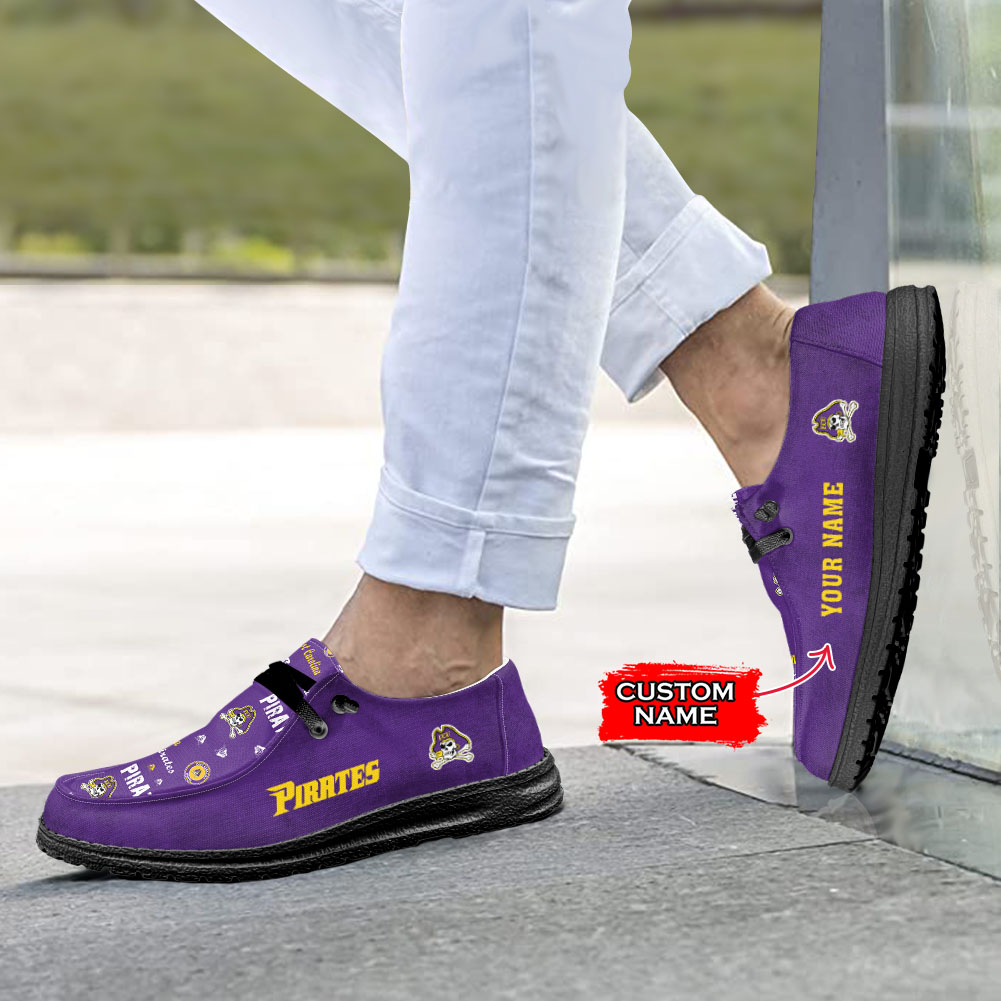 Personalisierte H-D-Sportschuhe der East Carolina Pirates – individuelles Namensdesign