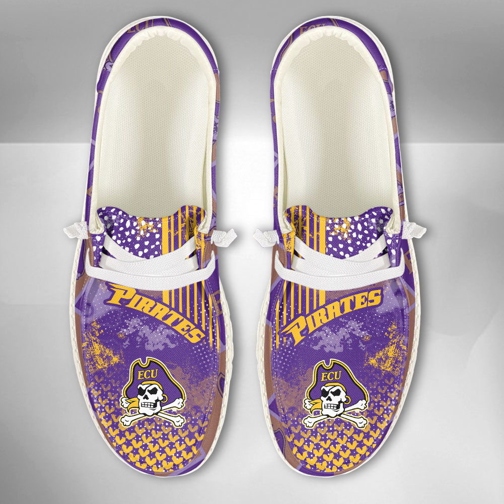 Personalisierte H-D-Sportschuhe der East Carolina Pirates – individuelles Namensdesign