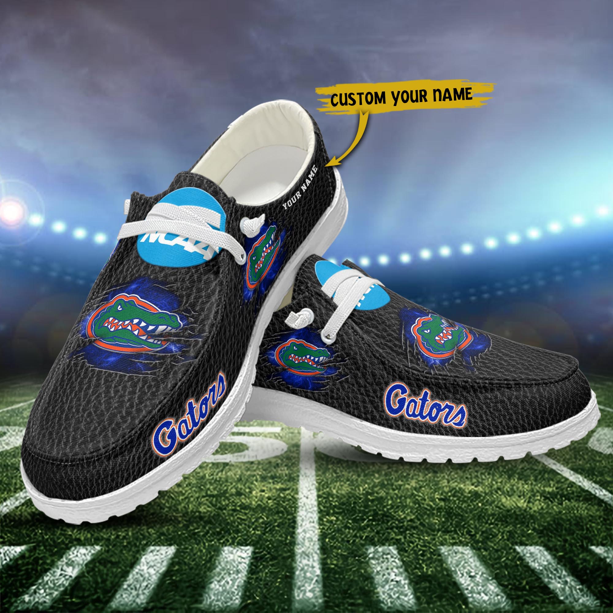 Personalisierte H-D-Sportschuhe der Florida Gators – individuelles Namensdesign