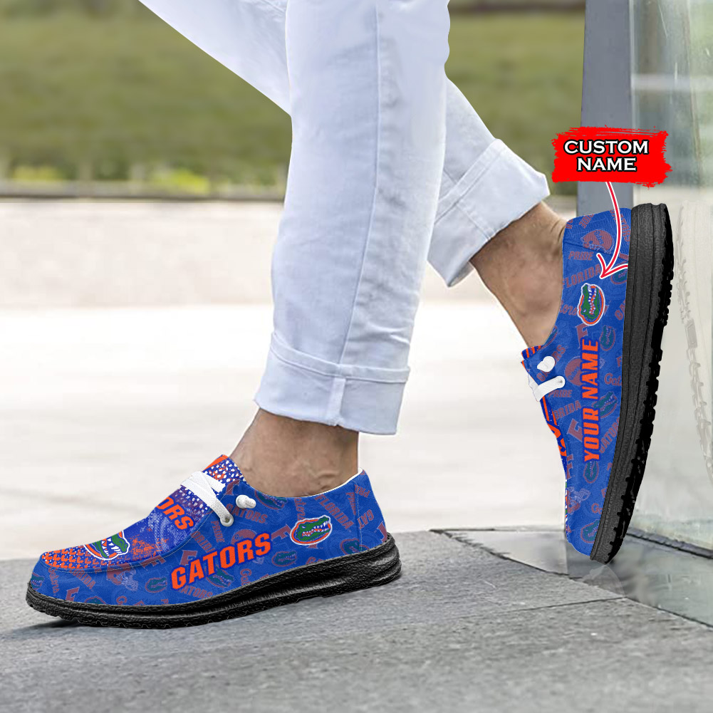 Personalisierte H-D-Sportschuhe der Florida Gators – individuelles Namensdesign
