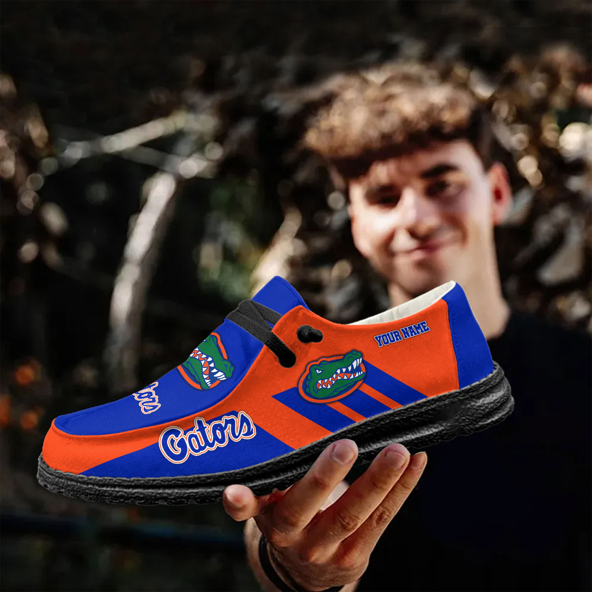 Personalisierte H-D-Sportschuhe der Florida Gators – individuelles Namensdesign