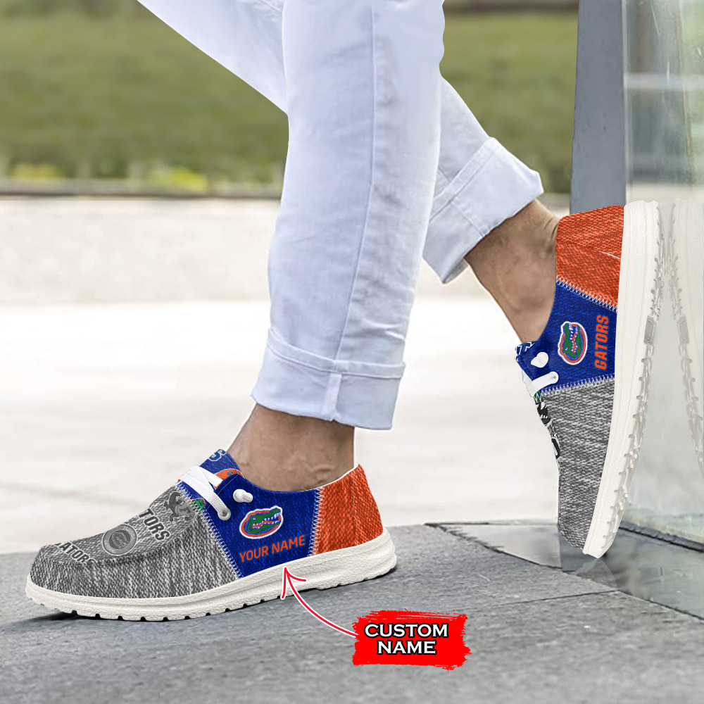 Personalisierte H-D-Sportschuhe der Florida Gators – individuelles Namensdesign