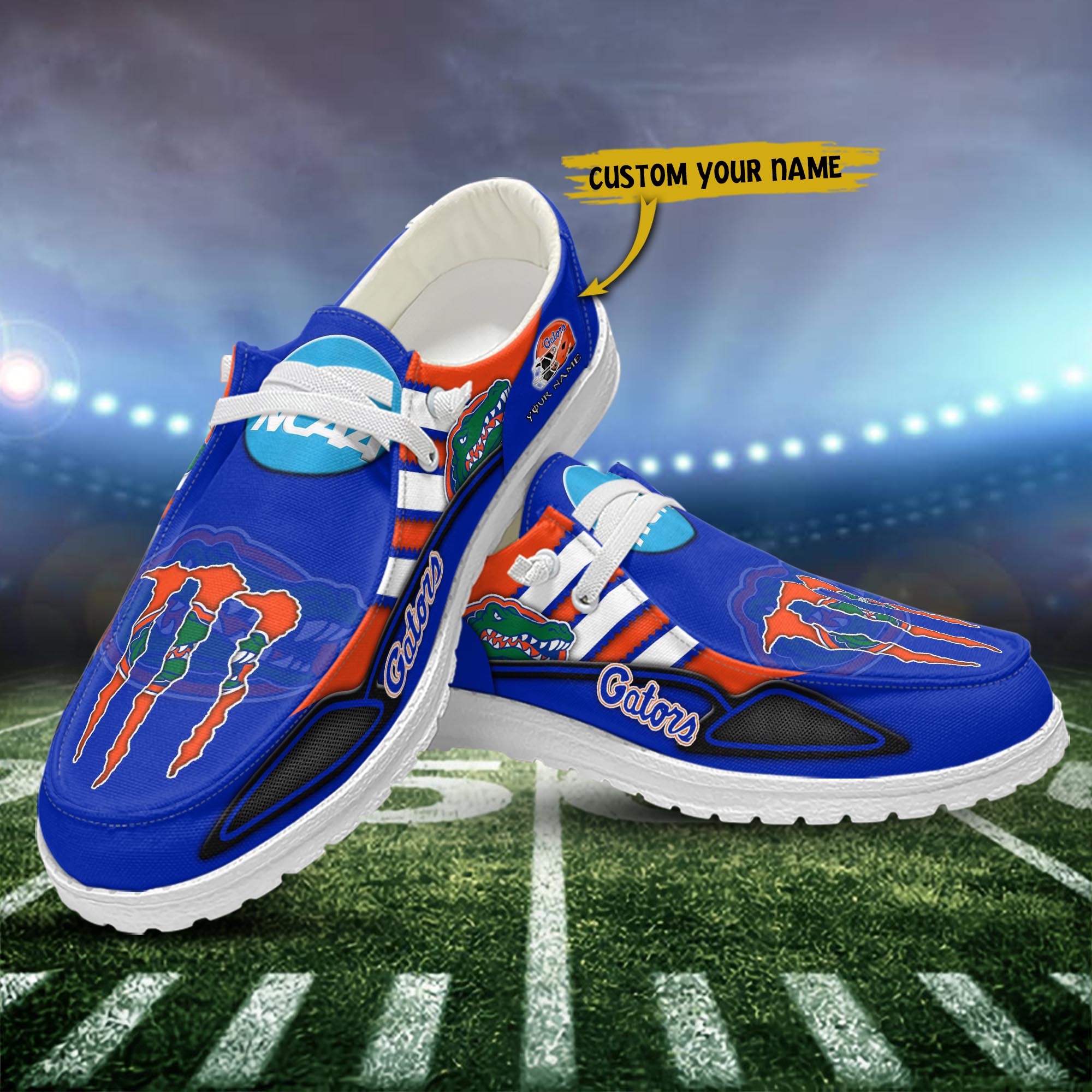 Personalisierte H-D-Sportschuhe der Florida Gators – individuelles Namensdesign