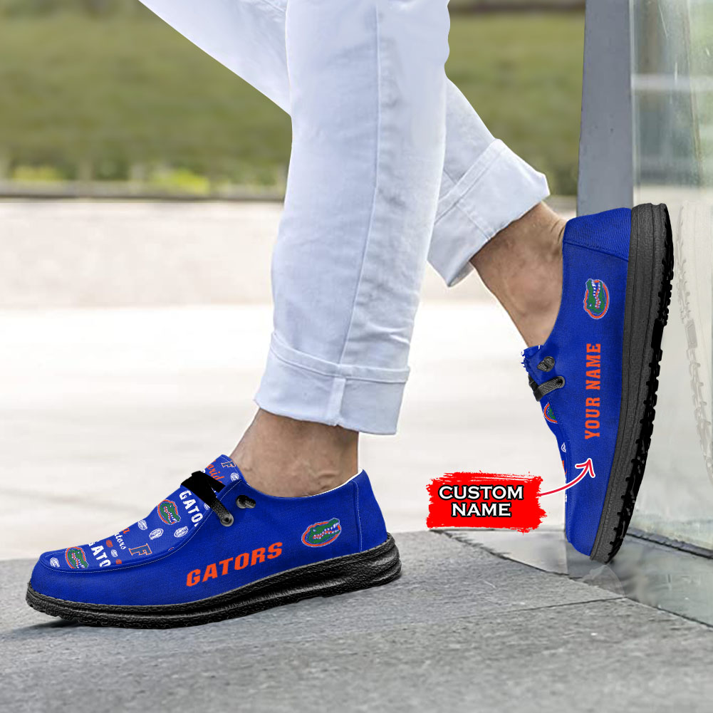 Personalisierte H-D-Sportschuhe der Florida Gators – individuelles Namensdesign