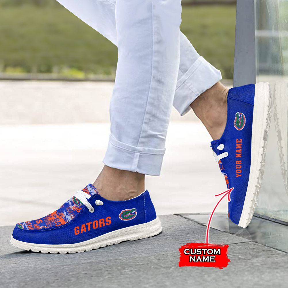 Personalisierte H-D-Sportschuhe der Florida Gators – individuelles Namensdesign