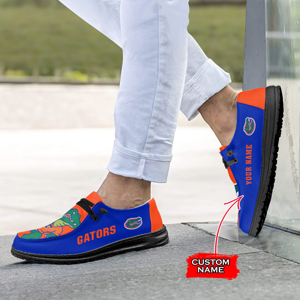Personalisierte H-D-Sportschuhe der Florida Gators – individuelles Namensdesign