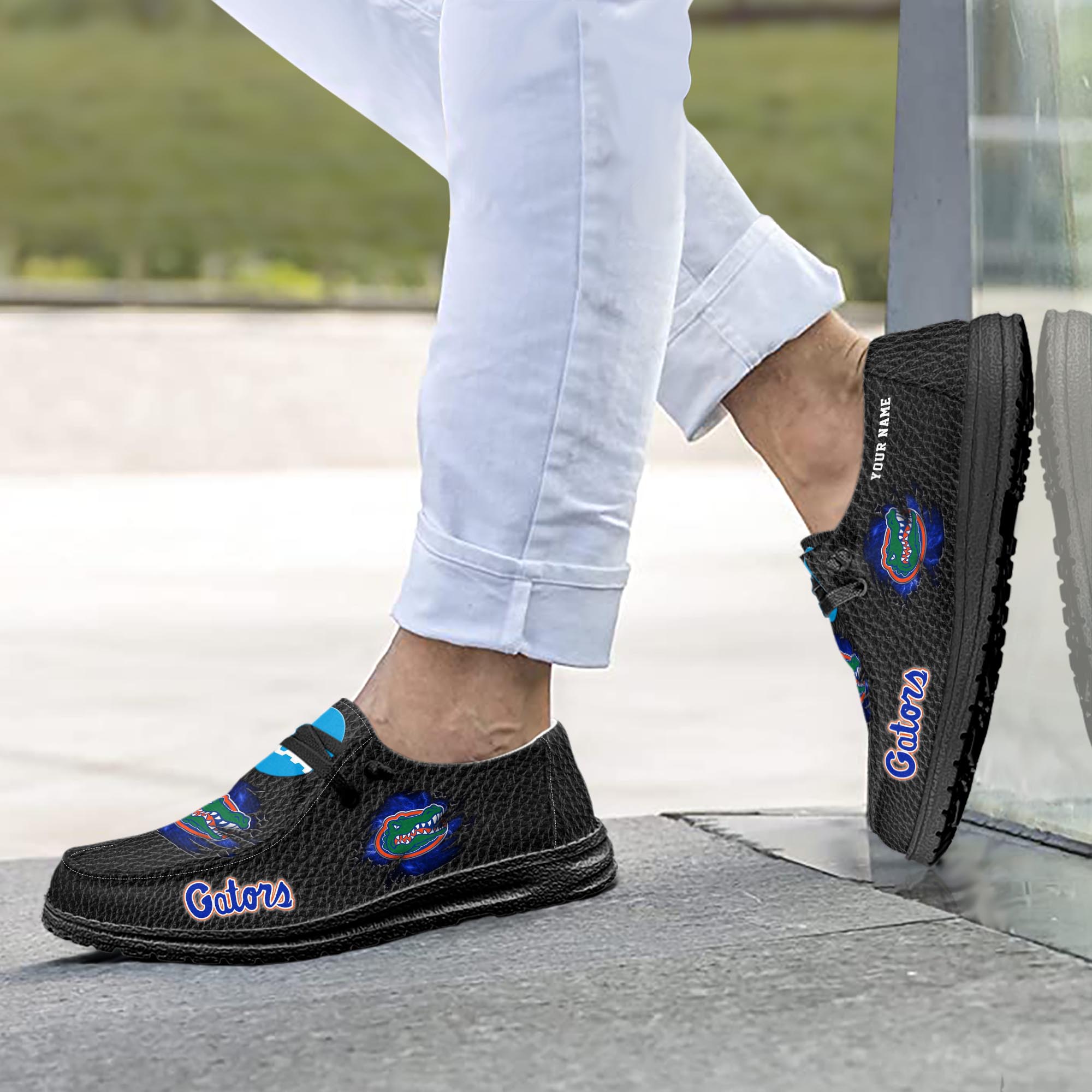 Personalisierte H-D-Sportschuhe der Florida Gators – individuelles Namensdesign