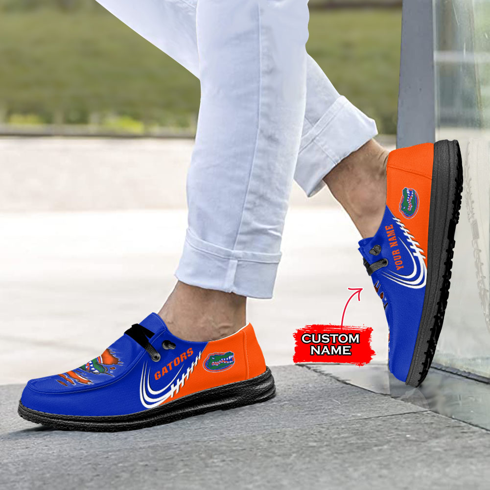 Personalisierte H-D-Sportschuhe der Florida Gators – individuelles Namensdesign