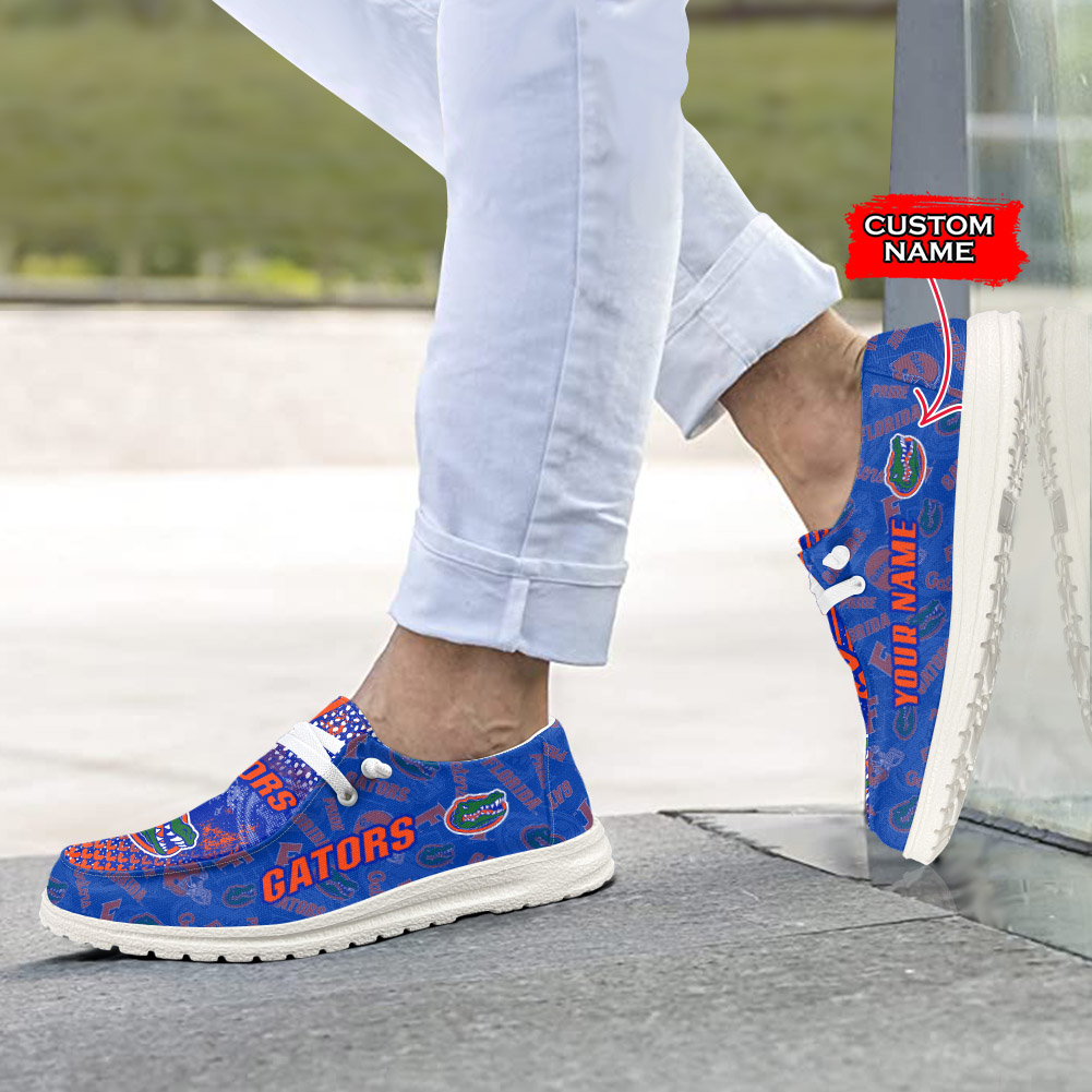 Personalisierte H-D-Sportschuhe der Florida Gators – individuelles Namensdesign