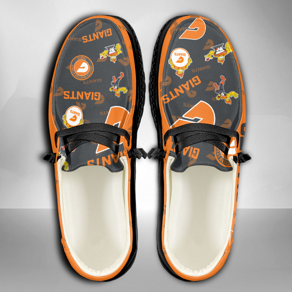 Personalisierte H-D-Sportschuhe der Greater Western Sydney Giants – individuelles Namensdesign