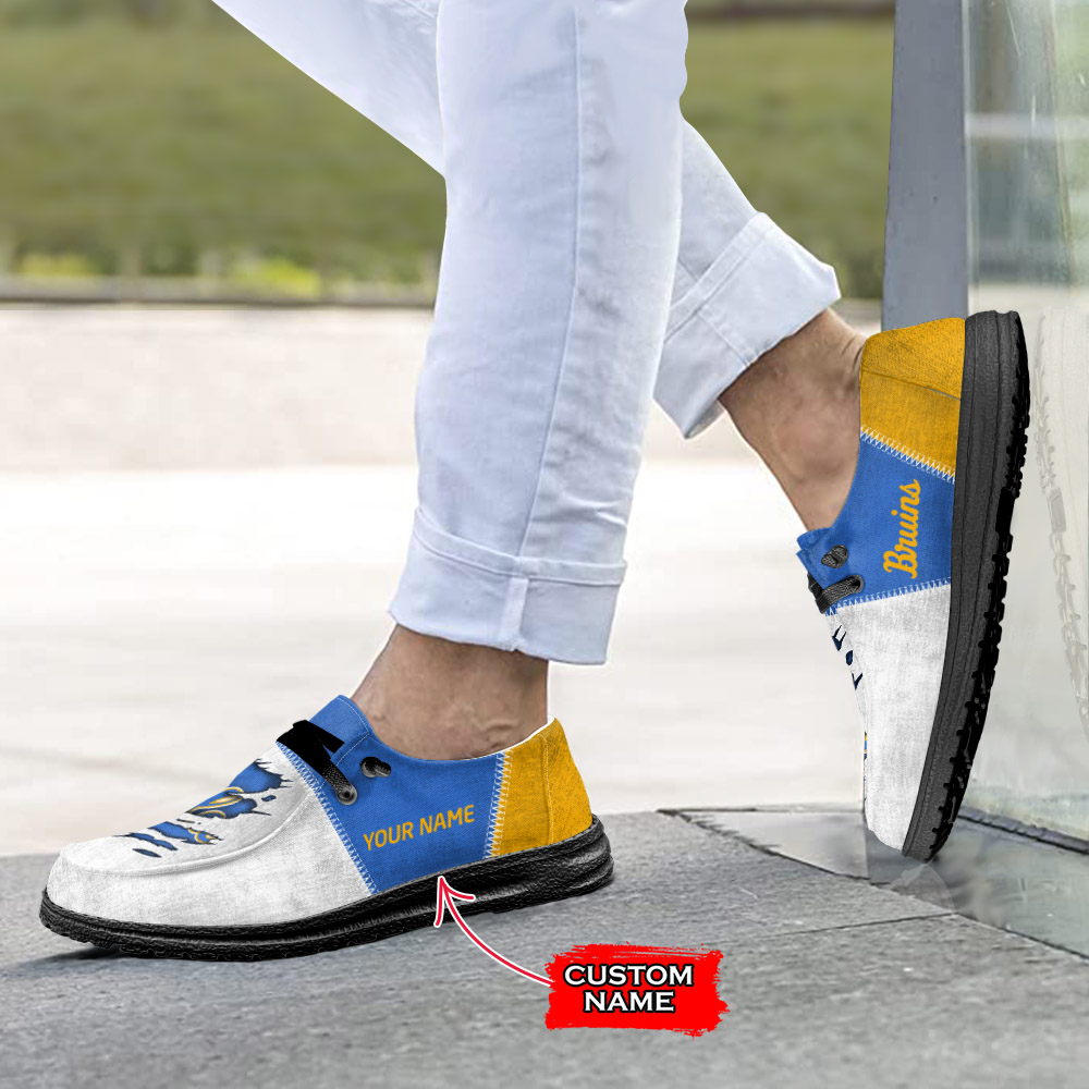Personalisierte H-D-Sportschuhe der UCLA Bruins – individuelles Namensdesign