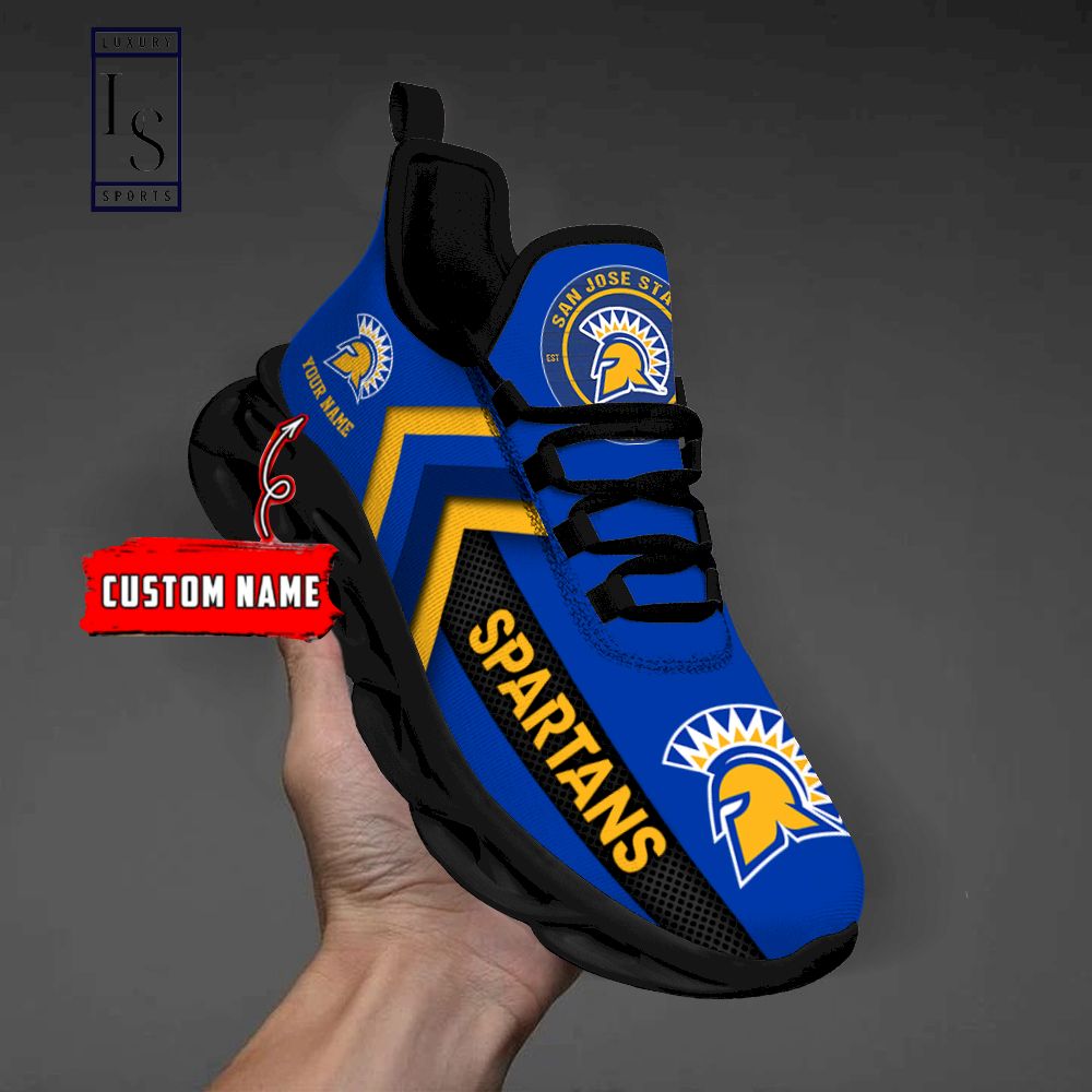 Personalisierte Max-Schuhe der San Jose State Spartans