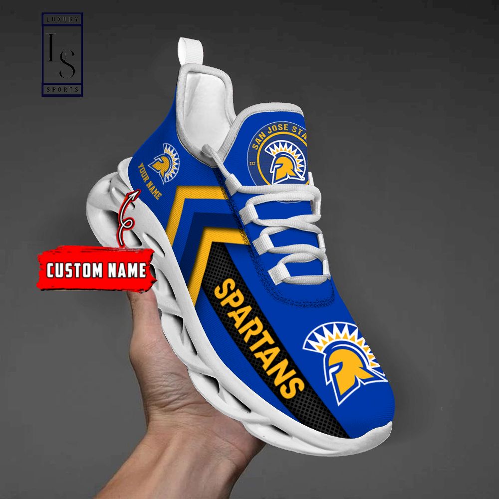 Personalisierte Max-Schuhe der San Jose State Spartans