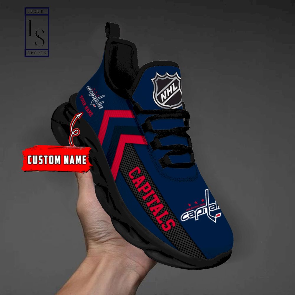 Personalisierte Max-Schuhe der Washington Capitals NHL