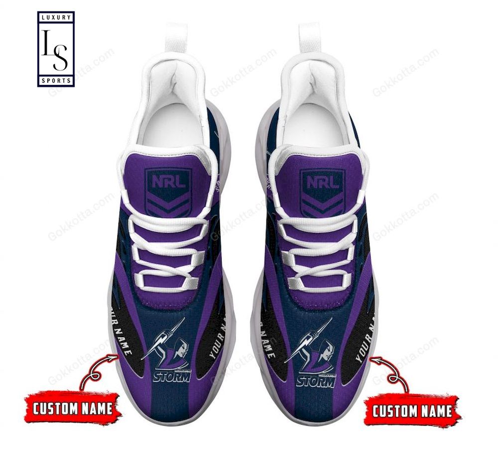 Personalisierte Max-Schuhe von Melbourne Storm NRL
