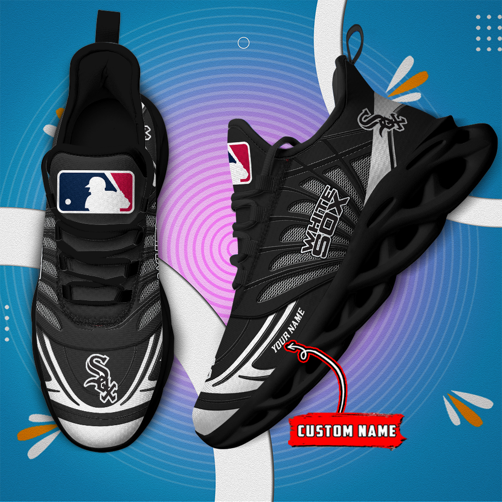 Personalisierter Name Chicago White Sox Max Shoes DS005