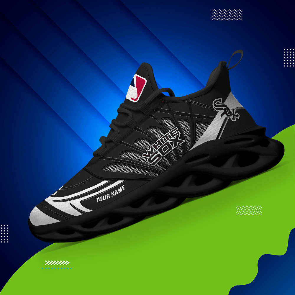Personalisierter Name Chicago White Sox Max Shoes DS005