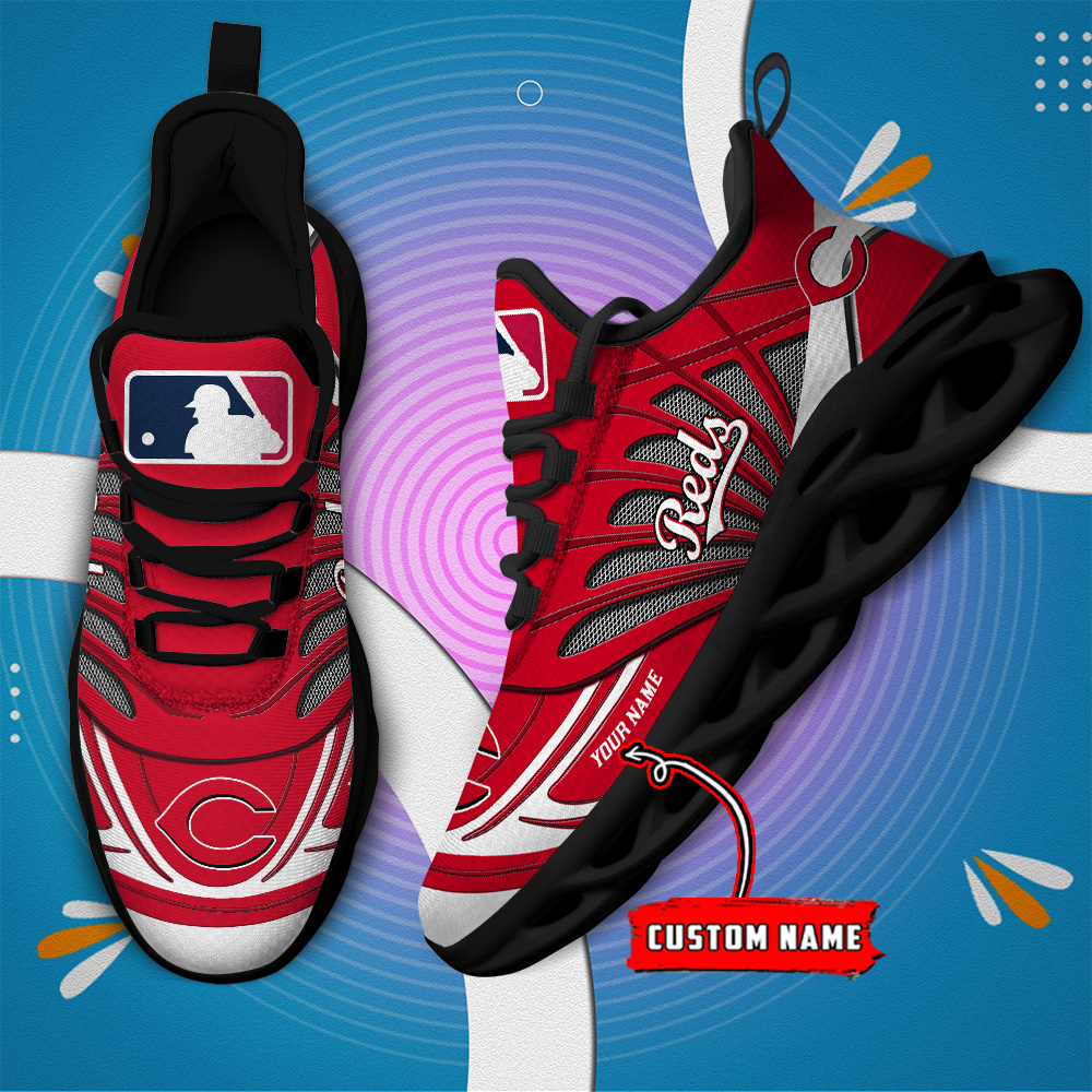 Personalisierter Name Cincinnati Reds Max Shoes DS005