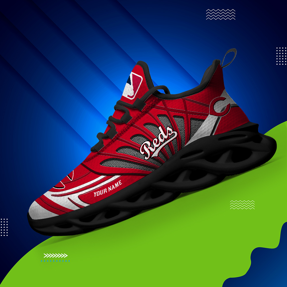 Personalisierter Name Cincinnati Reds Max Shoes DS005