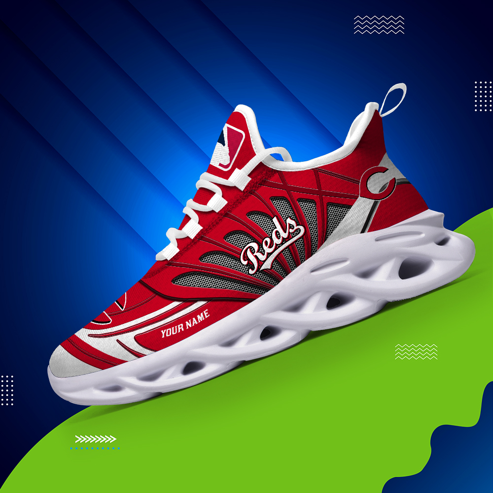 Personalisierter Name Cincinnati Reds Max Shoes DS005