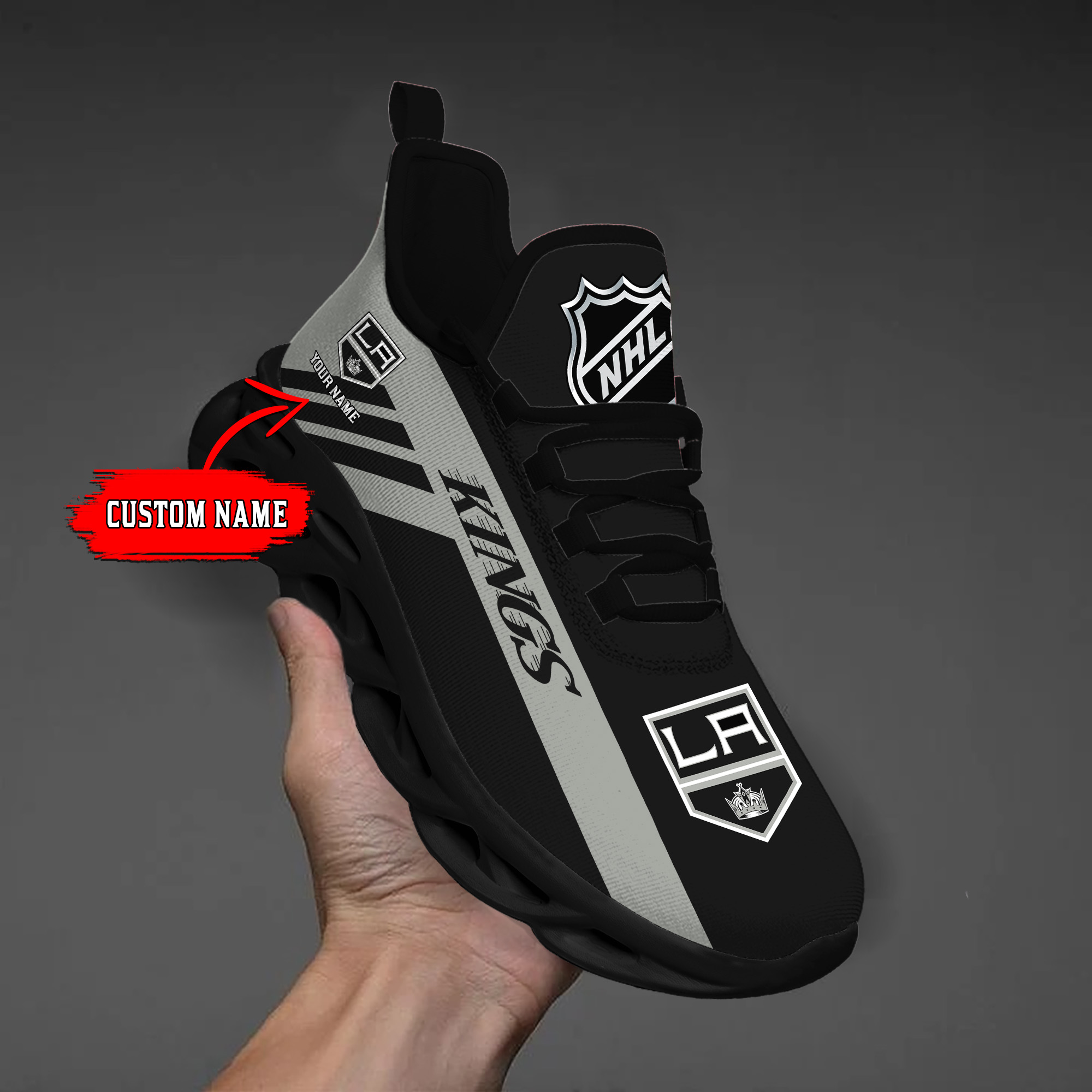 Personalisierter Name der Los Angeles Kings Max Shoes DS004