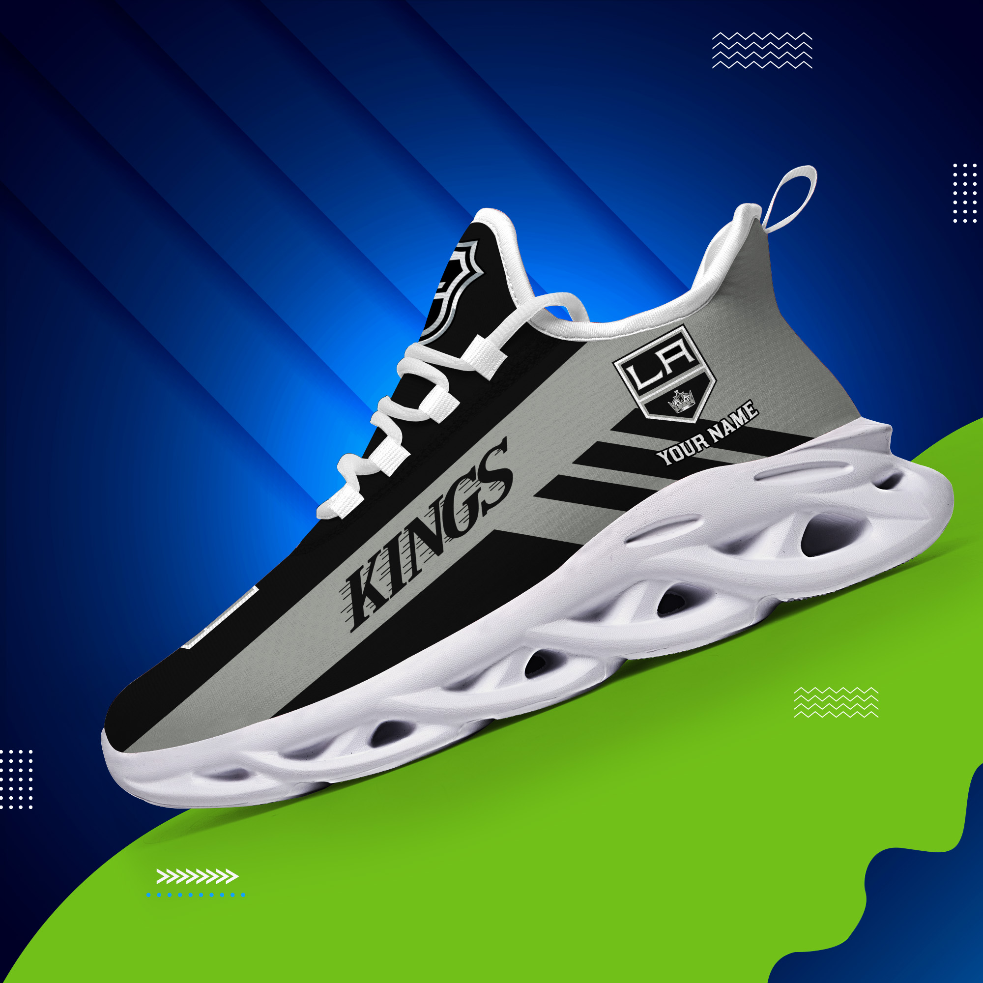 Personalisierter Name der Los Angeles Kings Max Shoes DS004